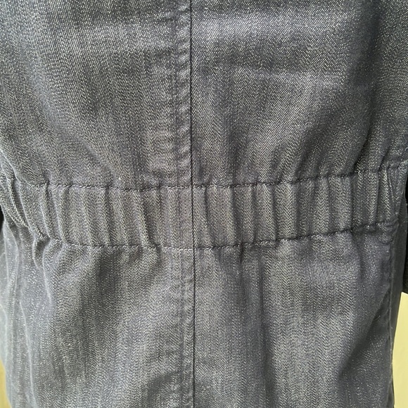 Cold Water Creek Dark Denim 1 Button Blazer 10P - Picture 6 of 13